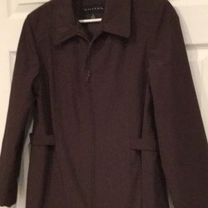 Brown light weight jacket.